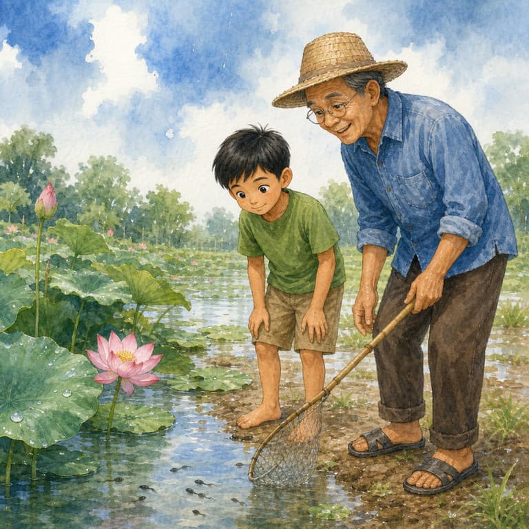 นิรันดร์กับบัวในบ่อ