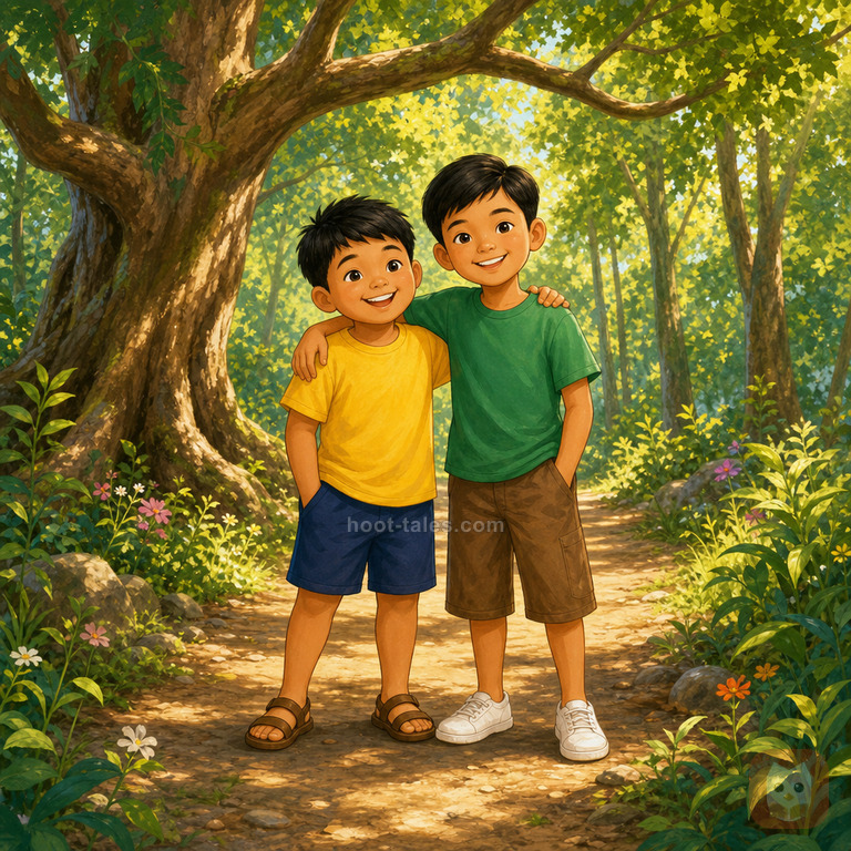 หมีกับเพื่อนสองคน