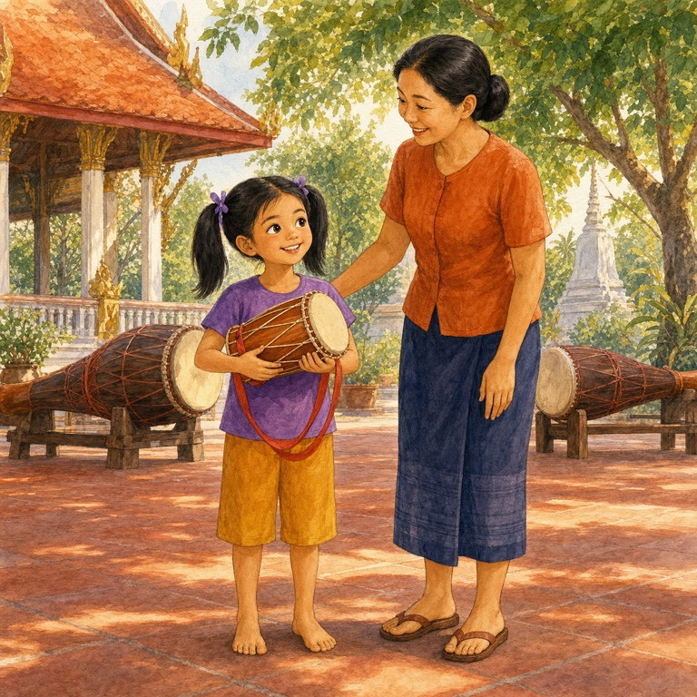 Noon and the Long Drum